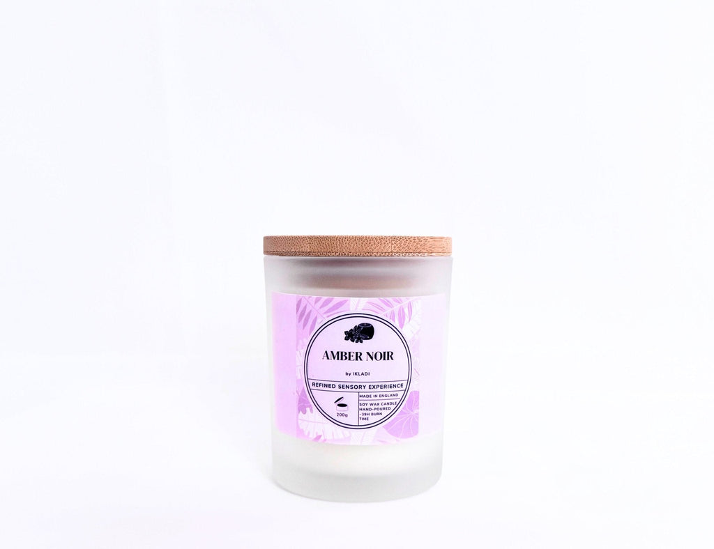 Amber Noir Scented Candle - IKLADI