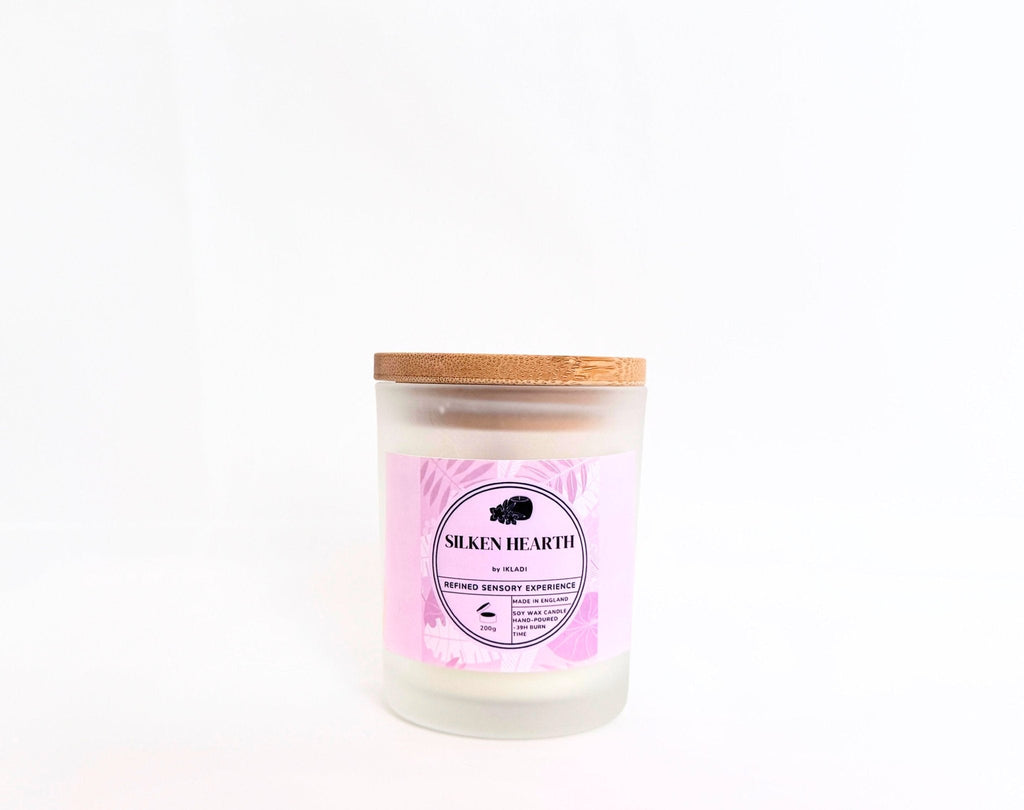 Silken Hearth Scented Candle - IKLADI