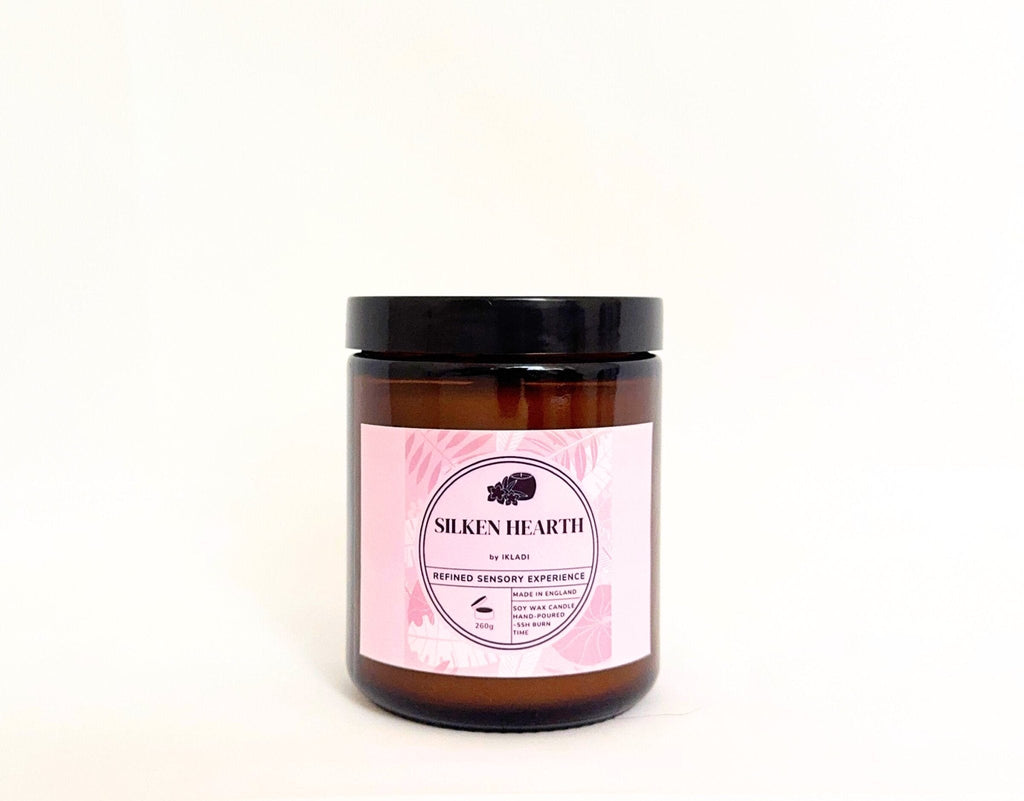 Silken Hearth Scented Candle - IKLADI