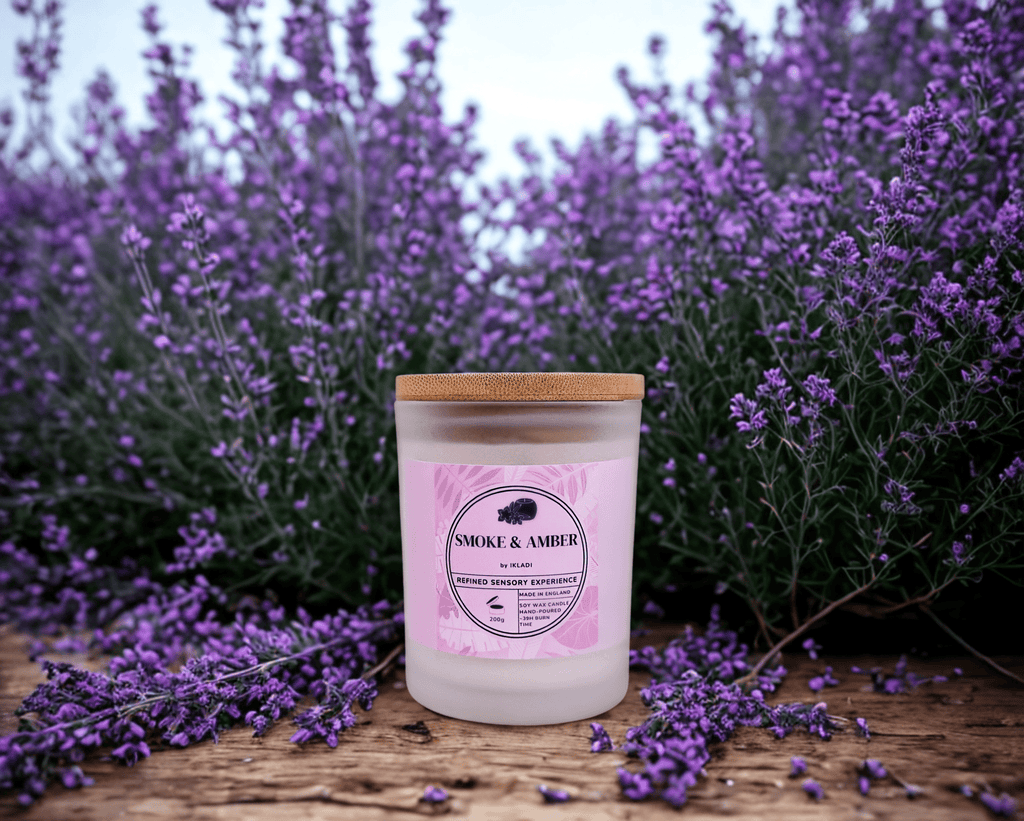 Smoke & Amber Scented Candle - IKLADI